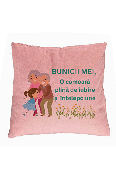 BEKZ Față de pernă pentru bunici 3, 40x40 cm, roz