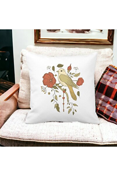 BEKZ Față de pernă pătrată Retro Art, 40x40 cm, albă, mată