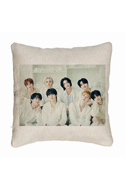 BEKZ Perna Decorativa Canapea , Stray Kids 10, 40×40 cm, Husa Detasabila, Burduf