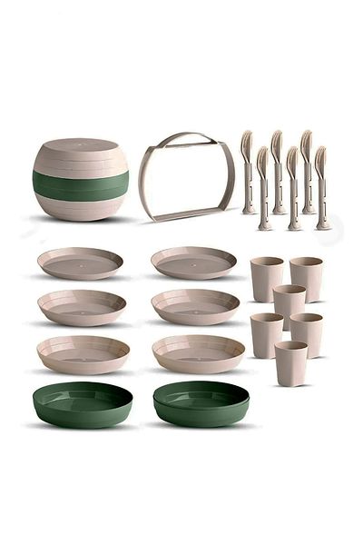 EVSTYLE Round Picnic Set - 32 Pieces