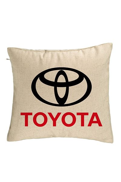 BEKZ Perna Decorativa, Toyota, 40×40 cm, Bej, Husa Detasabila, Burduf