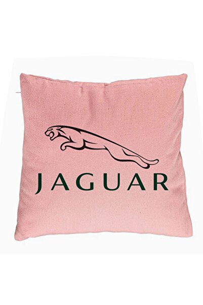 BEKZ Perna Decorativa, Jaguar, 40x40 cm, Roz, Husa Detasabila, Burduf