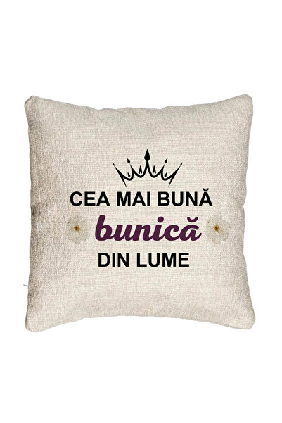 BEKZ Perna Decorativa Canapea pentru Bunica 11, 40x40 cm, Cu fermoar