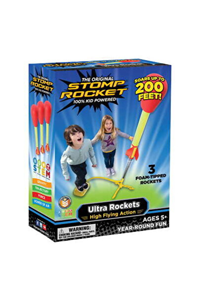 Stomp Rocket ® Original Kids' Adjustable Rocket Launcher with 200-foot Range