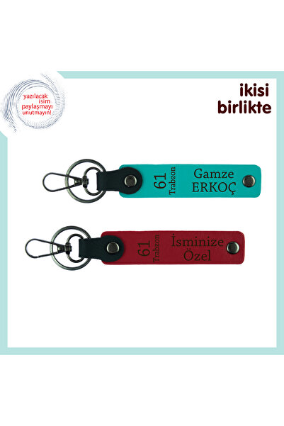 Miaju Gurbette The Stone Beside Trabzon، مجموعة من 61 سلسلة مفاتيح جلدية شخصي...