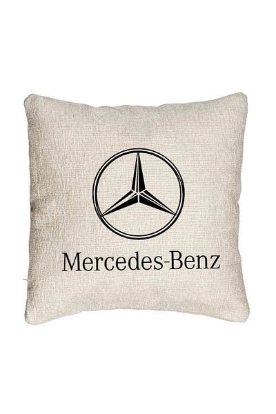BEKZ Fata de perna Canapea, Model Mercedes, 40x40 cm, Cu fermoar