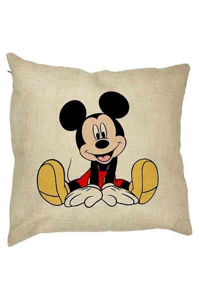 BEKZ Față de pernă pătrată pentru copii Mickey Mouse, 40x40 cm