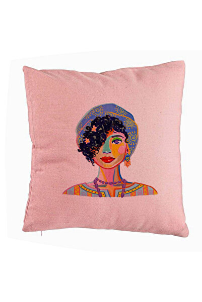 BEKZ Perna Decorativa, Model Colorful Fashion, 40x40 cm, Roz, Husa Detasabila...