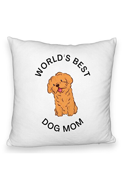 BEKZ Față de pernă pufoasă, model cu cea mai bună mamă de câine din lume, 40x...