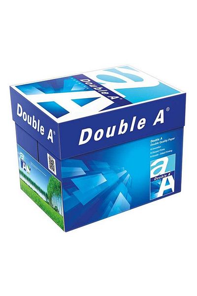 DOUBLE A Copy Paper for Printers, A4 Size, GSM 80, 500 Sheets (Pack of 5)