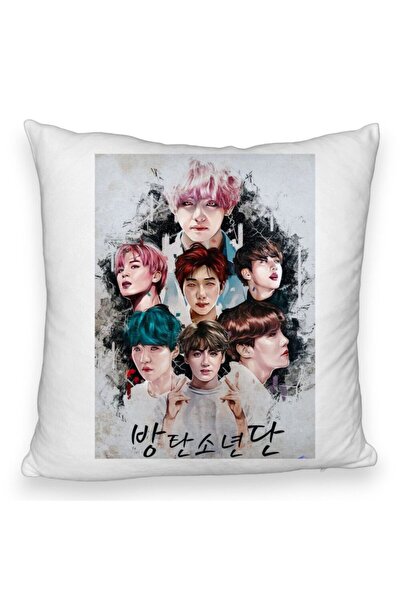 BEKZ Μαξιλαροθήκη Fluffy Bts Army, 40x40 εκ.