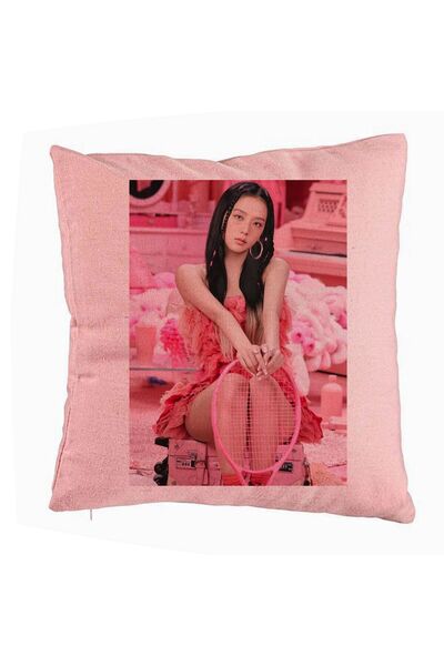 BEKZ Μαξιλαροθήκη Blackpink Jisoo 4, 40x40 εκ., Ροζ