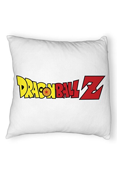 BEKZ Χνουδωτή Μαξιλαροθήκη με Λογότυπο Dragonball, 40x40 Εκ., Λευκή