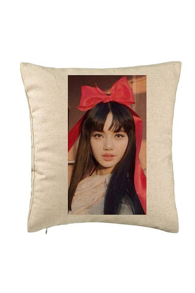 BEKZ Față de pernă Blackpink Lisa 1, 40×40 cm, bej
