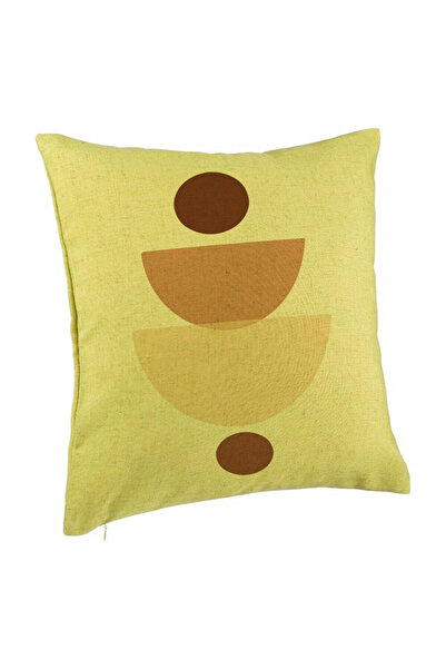 BEKZ Perna Decorativa, Model cu Model Abstract Creativ 2, 40x40 cm, Verde, Hu...