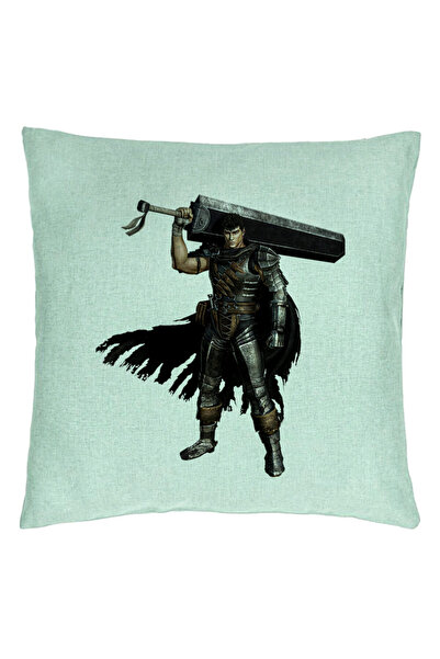 BEKZ Perna Decorativa cu Berserk 2, 40x40 cm, Verde Menta, Husa Detasabila, B...