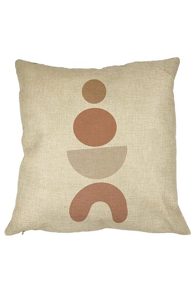 BEKZ Perna Decorativa Model Abstract Creativ 6,40x40 cm, Husa Detasabila, Burduf