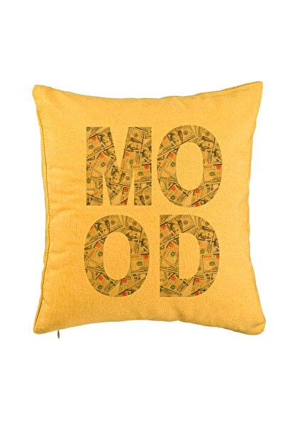 BEKZ Μαξιλαροθήκη, Μοτίβο Διάθεσης, 40×40 Εκ., Κίτρινη