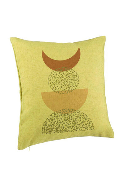 BEKZ Față de pernă, model abstract creativ 10, 40x40 cm, verde