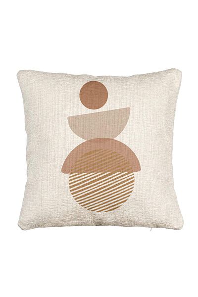 BEKZ Perna Decorativa Canapea, Model cu ModeI Abstract Creativ 1, 40x40 cm, Cu fermoar