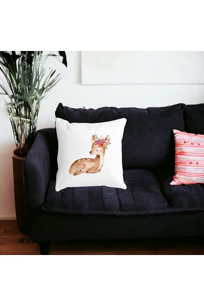BEKZ Fawn Pillowcase, 40x40 Cm, White, Matte