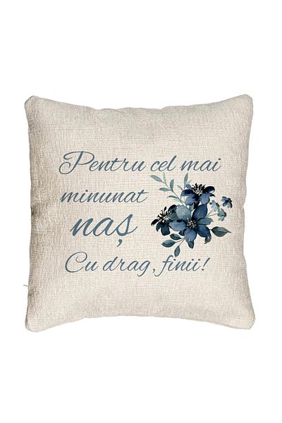 BEKZ Perna Decorativa Canapea pentru Nas 1, 40x40 cm, Cu fermoar