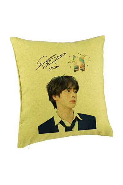 BEKZ Față de pernă BTS Jin 3, 40x40 cm, verde