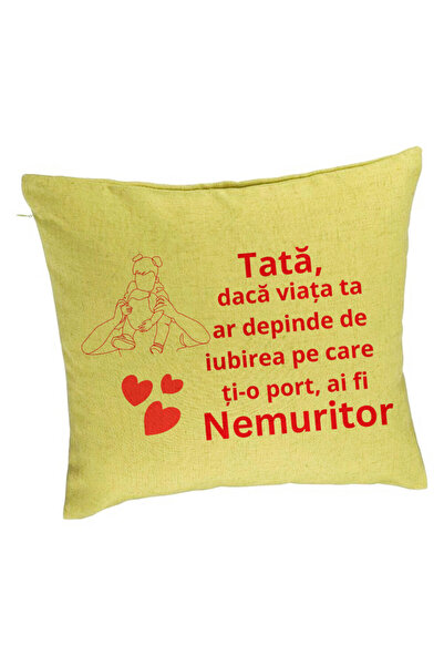 BEKZ Față de pernă, model pentru Tata 2, 40x40 cm, verde