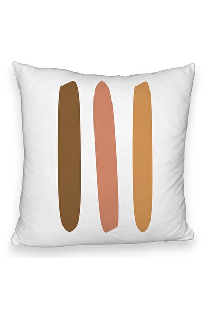 BEKZ Μαξιλαροθήκη Fluffy, με σχέδιο Abstracta 13, 40x40 εκ., Λευκό