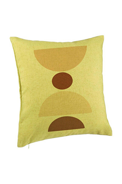 BEKZ Perna Decorativa, Model cu Model Abstract Creativ 4, 40x40 cm, Verde, Hu...