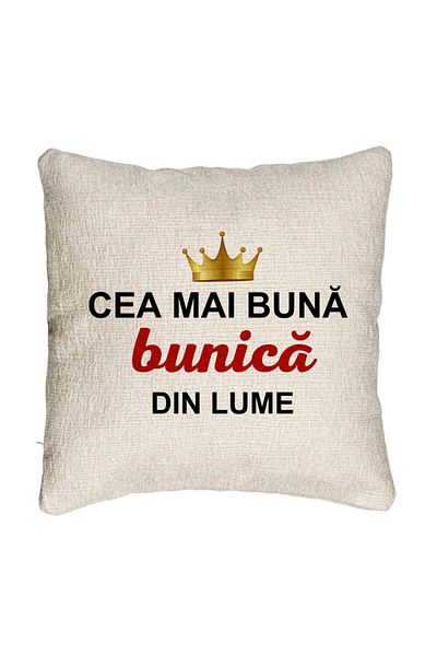BEKZ Perna Decorativa Canapea pentru Bunica 10, 40x40 cm, Cu fermoar
