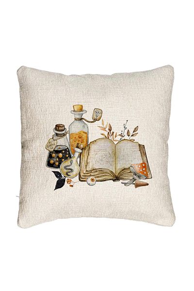 BEKZ Perna Decorativa Canapea cu motiv de Halloween 11, 40x40 cm, Cu fermoar