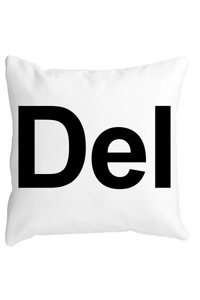 BEKZ Square Pillowcase Del, 40x40 Cm, White, Matte
