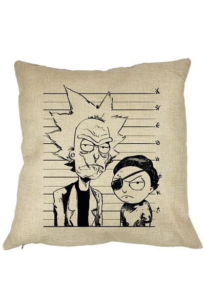 BEKZ Față de pernă pătrată Rick și Morty, 40x40 cm