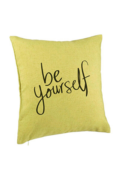 BEKZ Față de pernă, model Be Yourself, 40x40 cm, verde