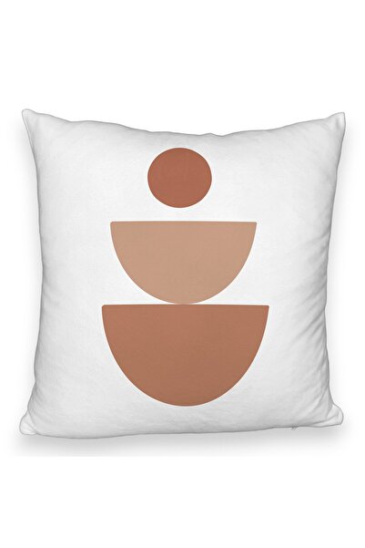 BEKZ Μαξιλαροθήκη Fluffy, Αφηρημένο Δημιουργικό Μοτίβο 5, 40x40 Εκ., Λευκό