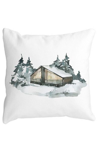 BEKZ Christmas Themed Pillowcase, 6, 40x40 Cm, White, Matte