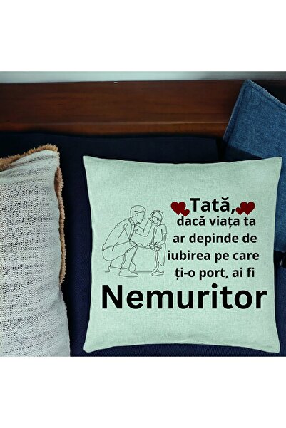 BEKZ Față de pernă, model pentru Tata 4, 40x40 cm, verde mentă