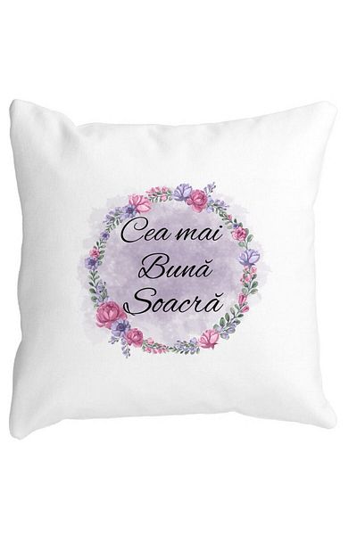 BEKZ Mother-in-law Pillowcase 1, 40x40 Cm, White, Matte