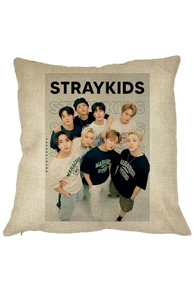 BEKZ Față de pernă, Stray Kids 4, 40×40 cm