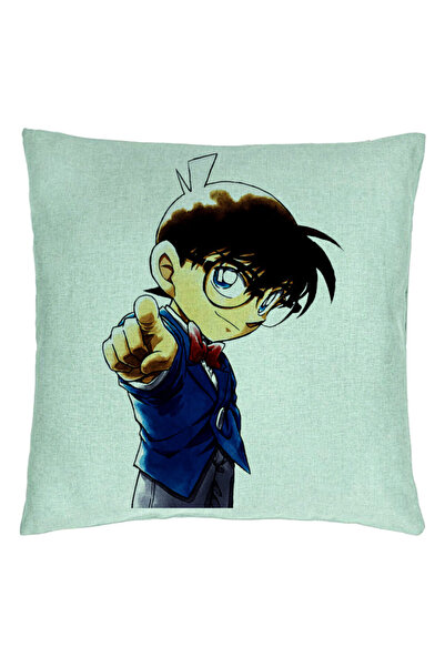 BEKZ Față de pernă Detectivul Conan, 40x40 cm, verde mentă