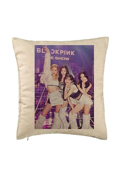 BEKZ Față de pernă Blackpink, Model 7, 40x40 cm, bej