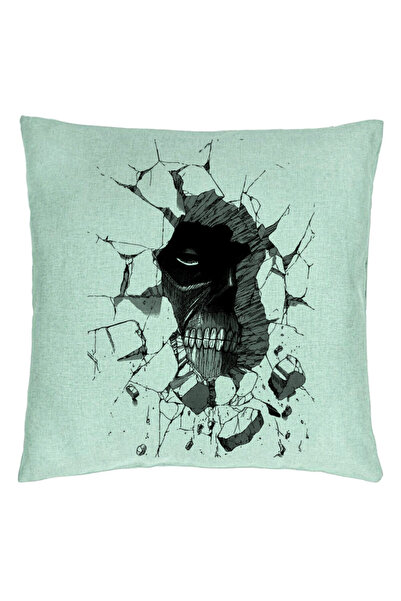 BEKZ Față de pernă Atac pe Titan, 40x40 cm, verde mentă