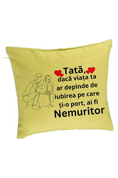 BEKZ Față de pernă, model pentru Tata 3, 40x40 cm, verde