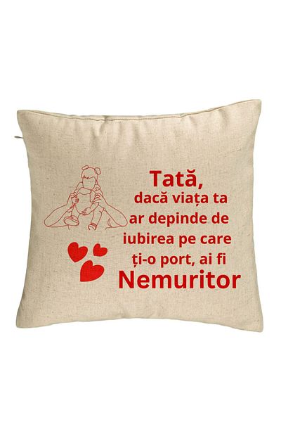 BEKZ Față de pernă, model pentru Tata 2, 40x40 cm, bej