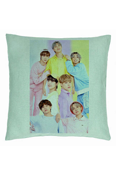 BEKZ Μαξιλαροθήκη, Stray Kids 13, 40×40 εκ., Πράσινο της μέντας, Αφαιρούμενο ...