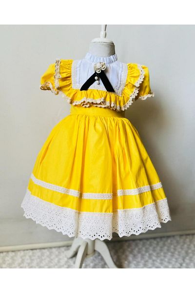 Gala Ladieswear Dress with Lace Detail