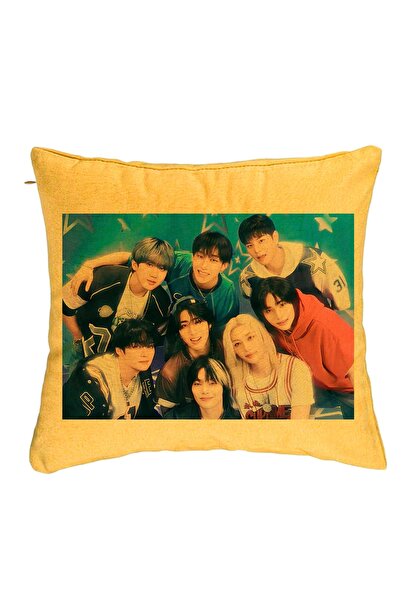 BEKZ Față de pernă, Stray Kids, 40x40 cm, galbenă