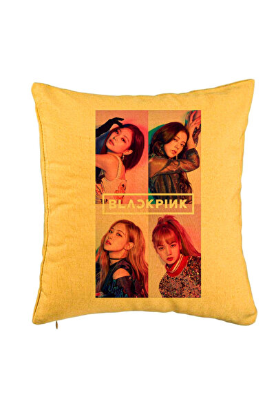 BEKZ Față de pernă Blackpink, 5 buc., 40x40 cm, galbenă
