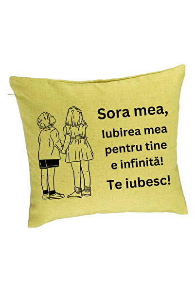 BEKZ Față de pernă My Sister 18, 40x40 cm, verde